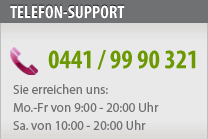 Telefon-Support 0441 - 9990321